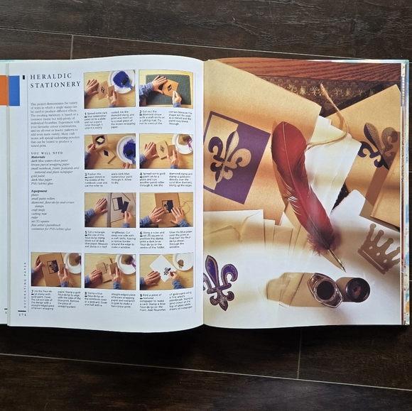 New Papercrafts Book Art Crafter 1998 Hard Cover Insperation - Picture 6 of 7